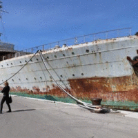 Galeb na vezu Titov brod  - Grad Rijeka