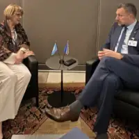 Konakovic i Helga Schmid/ MVP BiH