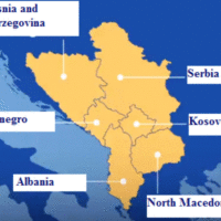 Zapadni balkan mapa