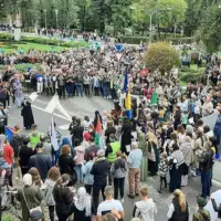 Sanski most protest palestina
