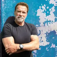 Arnold Schwarzenegger foto COURTESY MICHAEL MULLER/ZIMMER BIOMET