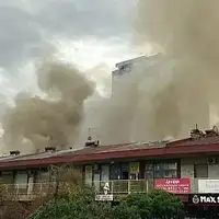 Beograd Veliki pozar zahvatio trzni centar Enjub