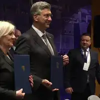 Borjana Kristo Andrej Plenkovic potpisali sporazum o Južnoj interkonekciji