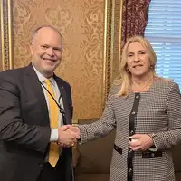 Charles Mc Laughlin i Zeljka Cvijanovic sad