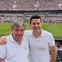 Damir Kasum s ocem na Monumentalu