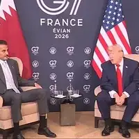 Donald Trump Tamim bin Hamad Al Thani G7 2026