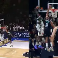 Dubai BC Panathinaikos B C Kendrick Nunn zakucavanje