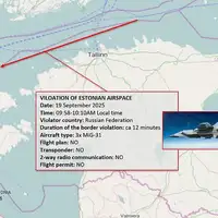 Estonci objavili mapu leta ruskih borbenih aviona