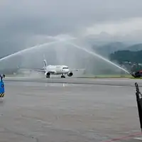 Eurowings Međunarodni aerodrom Sarajevo Sarajevo Berlin   Avion Eurowingsa na Međunarodnom aerodromu u Sarajevu