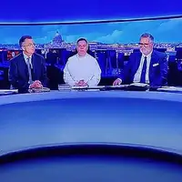 Gaf na Novoj TV tokom prijenosa sahrane pape Franje