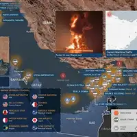 Hormuski moreuz Lokacije na kojima su do sada gađani tankeri i transportni brodovi (Foto: Telegram)