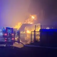 Hrvatska Veliki pozar u zgradi CIAK Zagorje.com