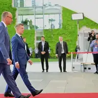 Peter Magyar i Friedrich Merz