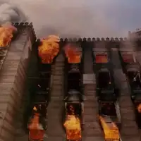 Vijećnica zapaljena
