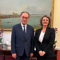 Andrew Bailey i Jasmina Selimović