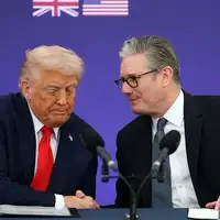 Donald trump i keir starmer