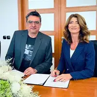Bakir Hadžiomerović i Andrijana Katić