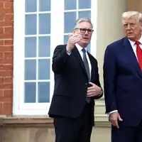 Starmer i Trump