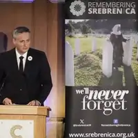 Denis becirovic komemoracija london srebrenica
