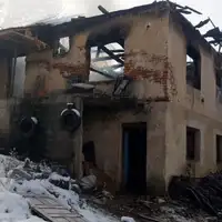 Travnik požar farma pilići