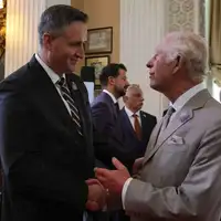 Denis Bećirović i kralj Charles/ Facebook