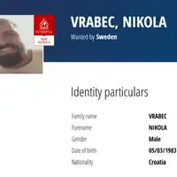 Nikola Vrabec interpol potjernica