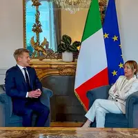 Peter Magyar i Giorgia Meloni