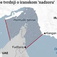 Uae i sad iran mapa