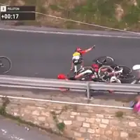 Lancani sudar na biciklistickoj utrci Italijanka sletjela u provaliju