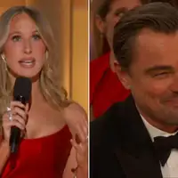 Leonardo Di Caprio Zlatni globus Nikki Glaser
