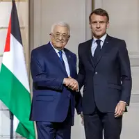 Macron Mahmoud Abbas