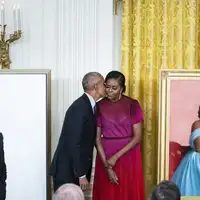 Michelle i Barack Obama foto Al Drago/Pool/EPA
