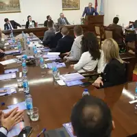 Milorad Dodik tokom nastupa o Daytonu pred akademicima