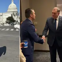 Milorad Dodik tokom posjete u Americi