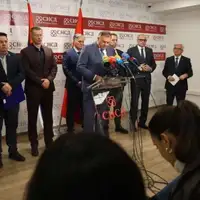 Milorad Dodik Siniša Karan partneri Lideri sedam stranaka