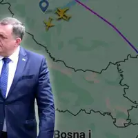 Milorad dodik avion let