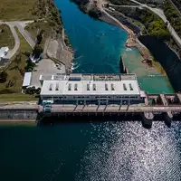 Na fotografiji je prikazana hidroelektrana Mostar