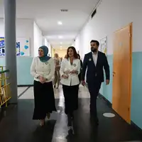 Nermin Muzur i Naida Hota Muminovic obisli renoviranu Prvu osnovnu skolu Ilidza