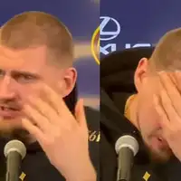 Nikola Jokic reakcija na pitanje novinara