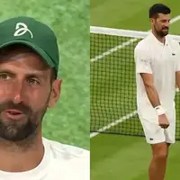Wimbledon Novak Đoković  Novak Dokovic pumpao nakon pobjede na startu Wimbledona