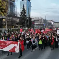 Osmomartovski mars u Sarajevu