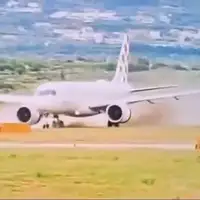 Split 05 Objavljen videosnimak izlijetanja aviona sa piste aerodroma u Splitu