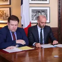 Stephen Doughty lijevo i Benjamin Haddad desno