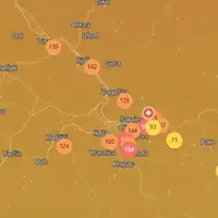Vecerasnji podaci po mjernim stanicama u Sarajevu
