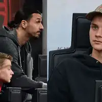 Zlatan Ibrahimovic sa sinom