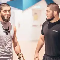 Islam Mahačev i Habib Nurmagomedov