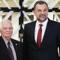 Josep Borrell i Elmedin Konaković prije sastanka u Briselu