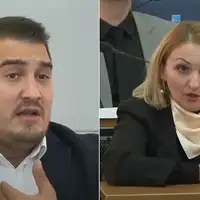 Haris Zahiragić i Admela Hodžić (Screenshot: TVSA)