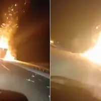 Prnjavor izgorio kamion autoput Izvor: RTRS
