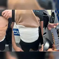 Navijač u Splitu nosio lažni torzo, policija ispod njega pronašla 40 baklji